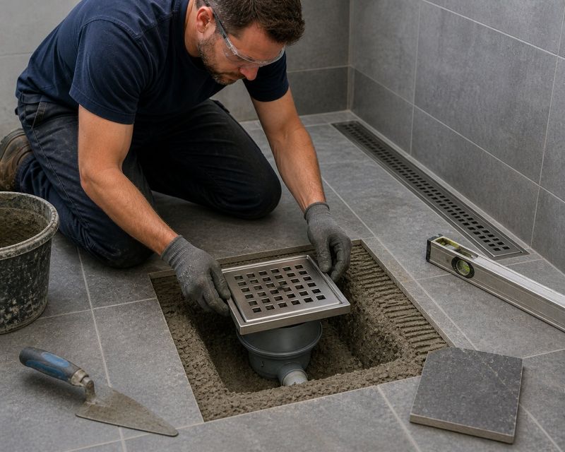 Bathroom Drain Installation in Charlotte, NC