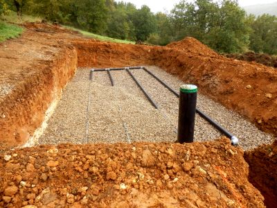 Septic System Installation Site