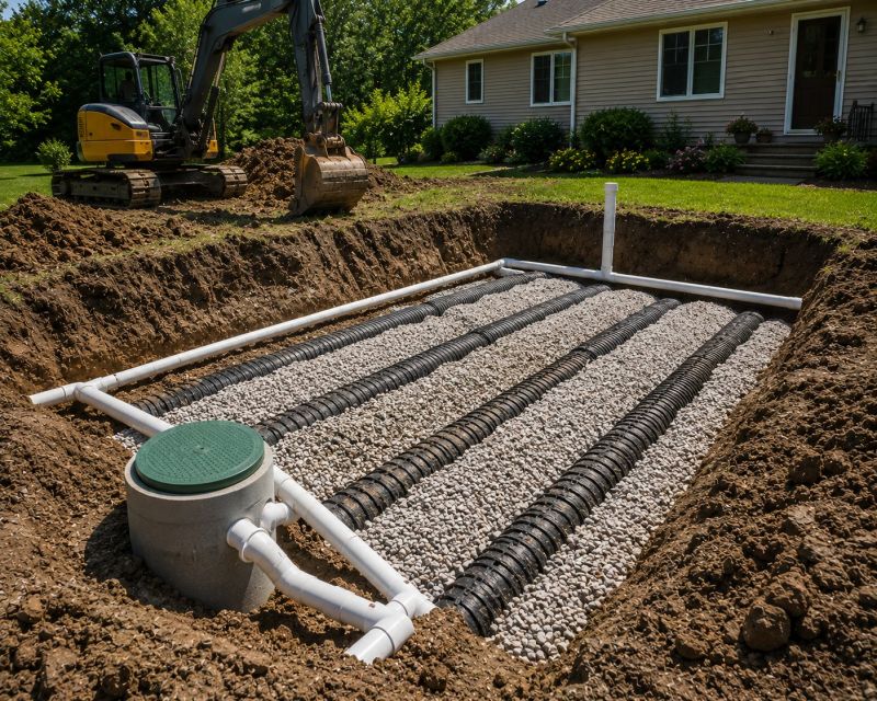 Sewage Field Installation in Columbus, OH